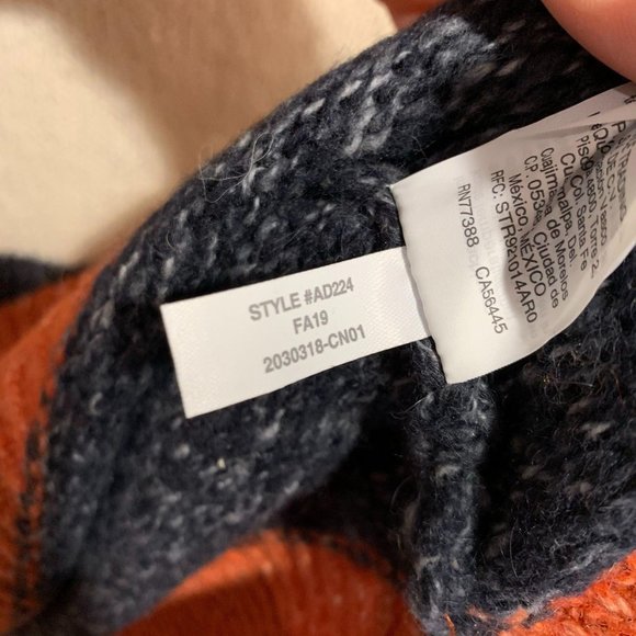 Madewell Alpaca Blend Striped Baxter Sweater Tunic - Picture 6 of 7